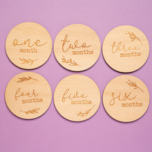 Load image into Gallery viewer, Wooden Milestone cards
