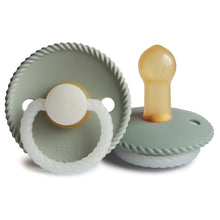 Load image into Gallery viewer, FRIGG pacifier ROPE - sage NIGHT size 1: 0-6 months