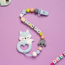 Load image into Gallery viewer, Personalized Pacifier/Teether clip - Peaceful