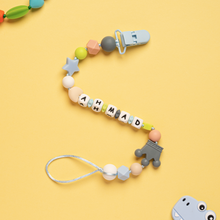 Load image into Gallery viewer, Personalized Pacifier/Teether clip - Peaceful