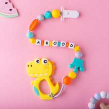 Load image into Gallery viewer, Personalized Pacifier/Teether clip - Cheerful