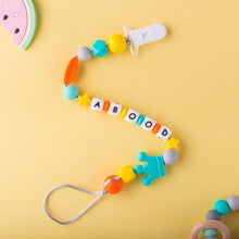 Load image into Gallery viewer, Personalized Pacifier/Teether clip - Cheerful
