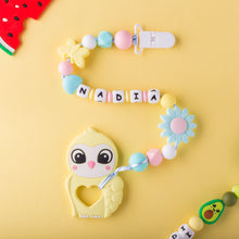 Load image into Gallery viewer, Personalized Pacifier/Teether clip - Sweet spectrum