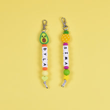 Load image into Gallery viewer, Personalized food keychains