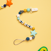 Load image into Gallery viewer, Personalized Pacifier/Teether clip - Earthy Boho
