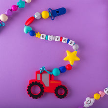 Load image into Gallery viewer, Personalized Pacifier/Teether clip - Carnival