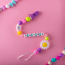 Load image into Gallery viewer, Personalized Pacifier/Teether clip - Summer Vibes