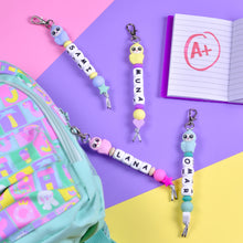 Load image into Gallery viewer, Personalized owl key chain