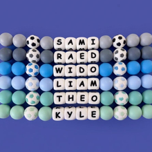 Load image into Gallery viewer, Football pacifier clip
